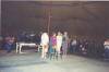 Inside the large tent