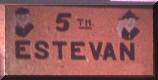 This 5th Estevan Cub and Scout sign hung on the north end of the Scout Hall, and was painted by my Dad, Phil Gent